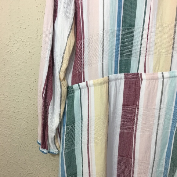 Rails Becca Cusco Stripe Dress Wrap Large - Picture 11 of 12